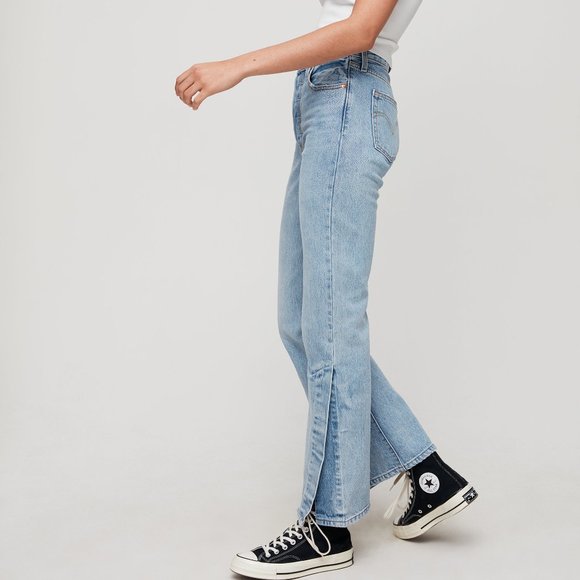 levi's split flare